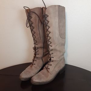 Hunter Women's Deacon Leather Lace Up Boot